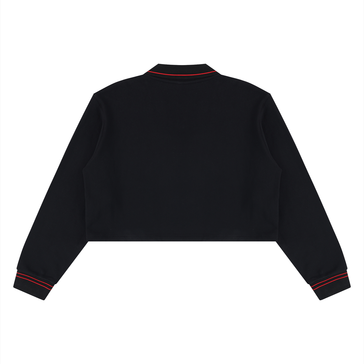 Crop Collared Sweatshirt
