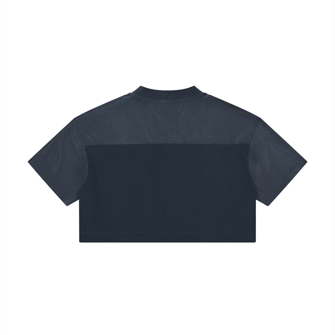Cropped Paneled V-Neck Top