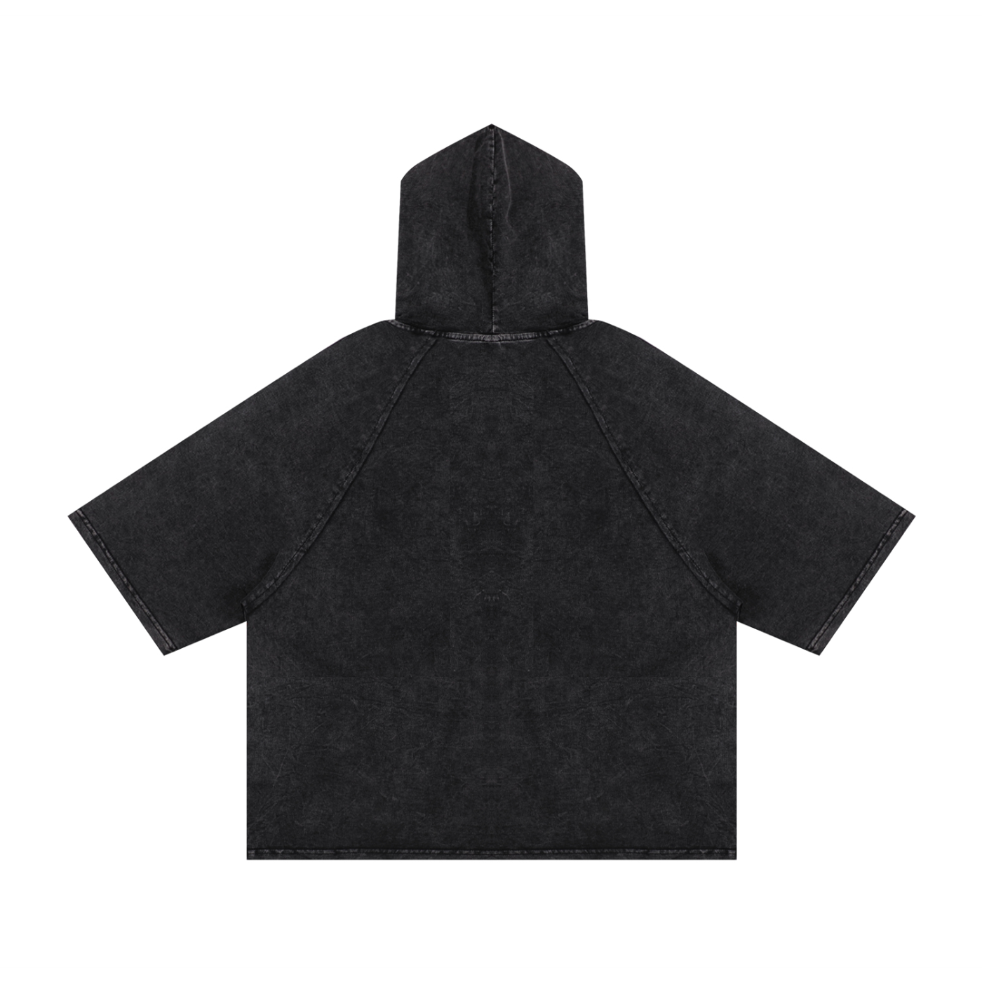 Snow Wash Hooded Boxy Tee