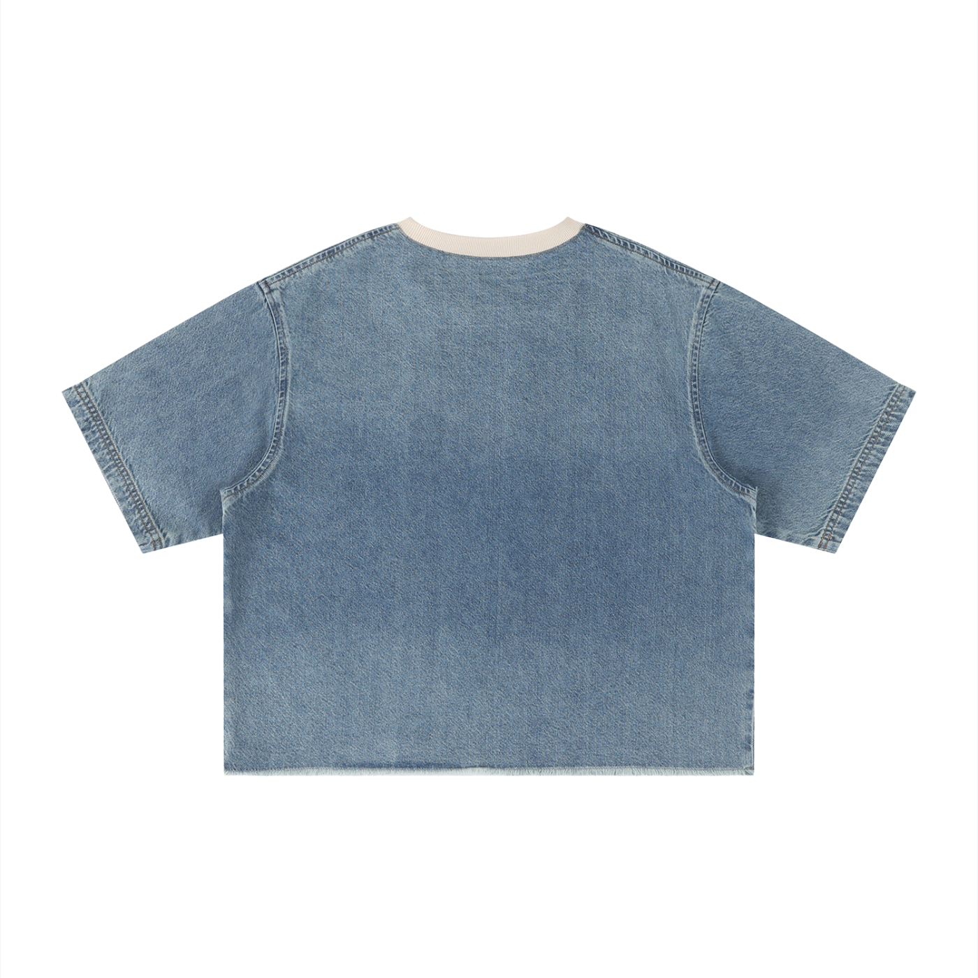 Vintage Wash Boxy Denim Tee
