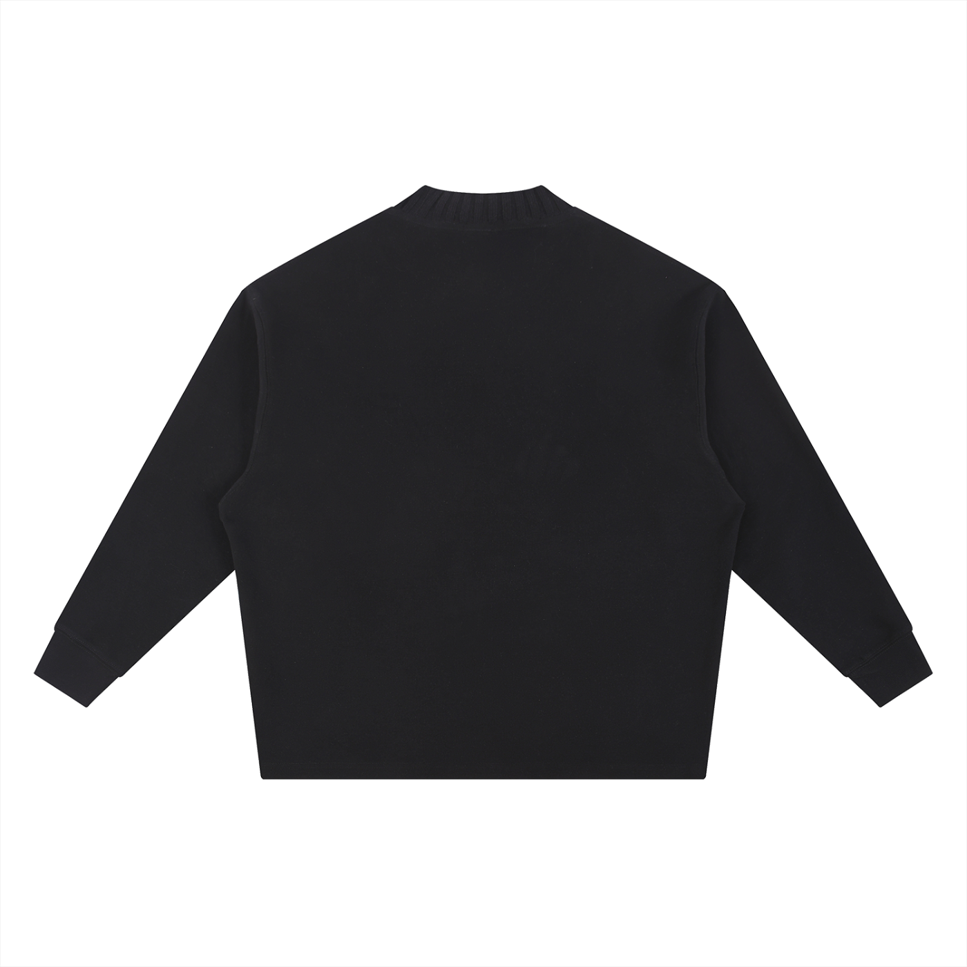 Round-Neck Oversized Sweatshirt