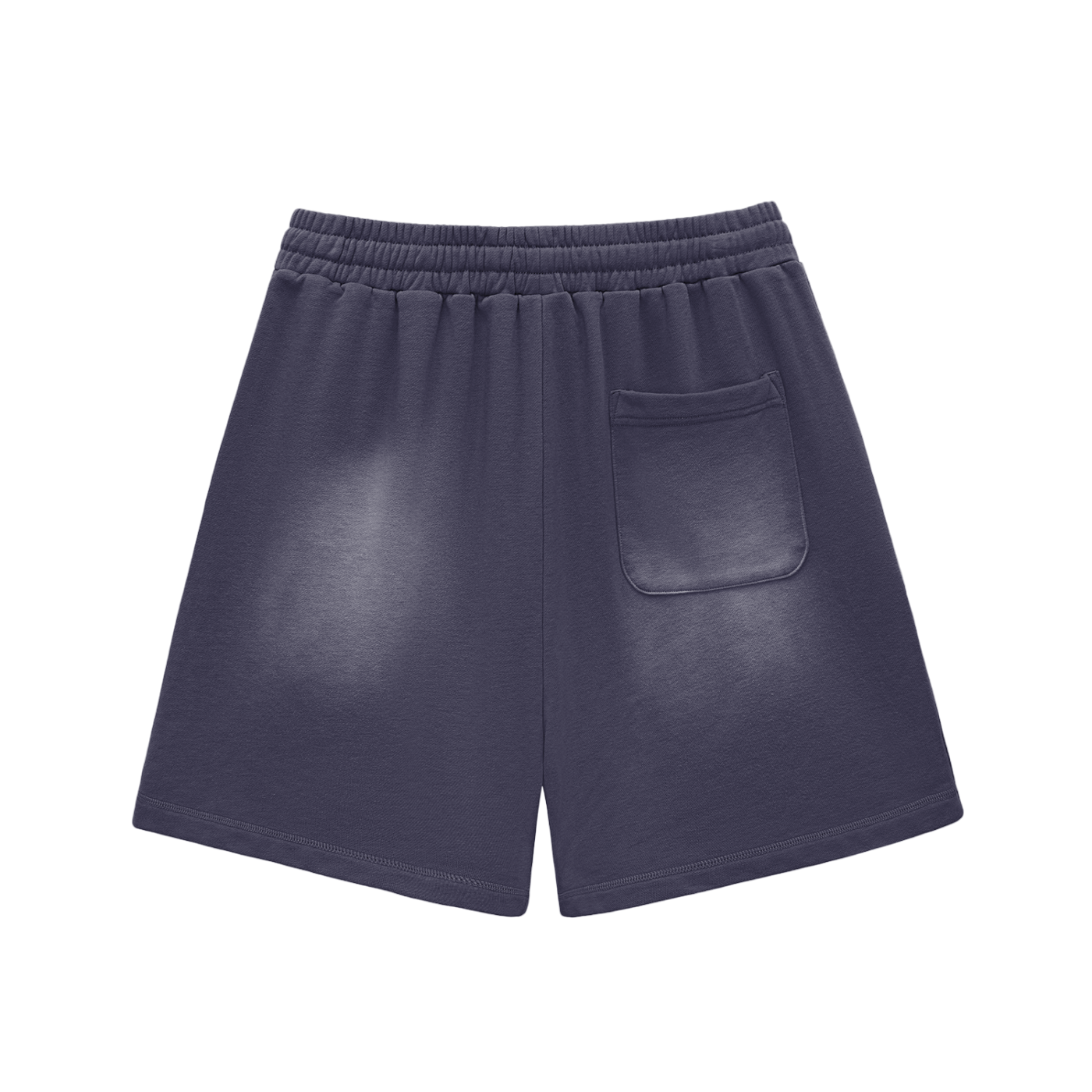Sun-Fade Raw-Edge Cotton Shorts