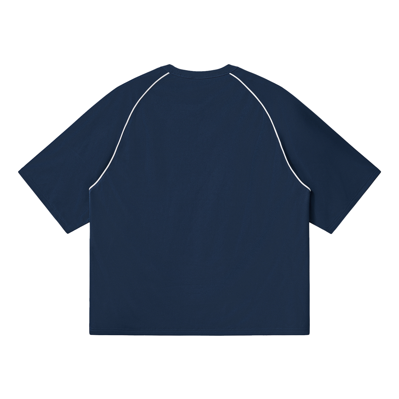 Contrast-Piping Raglan Tee