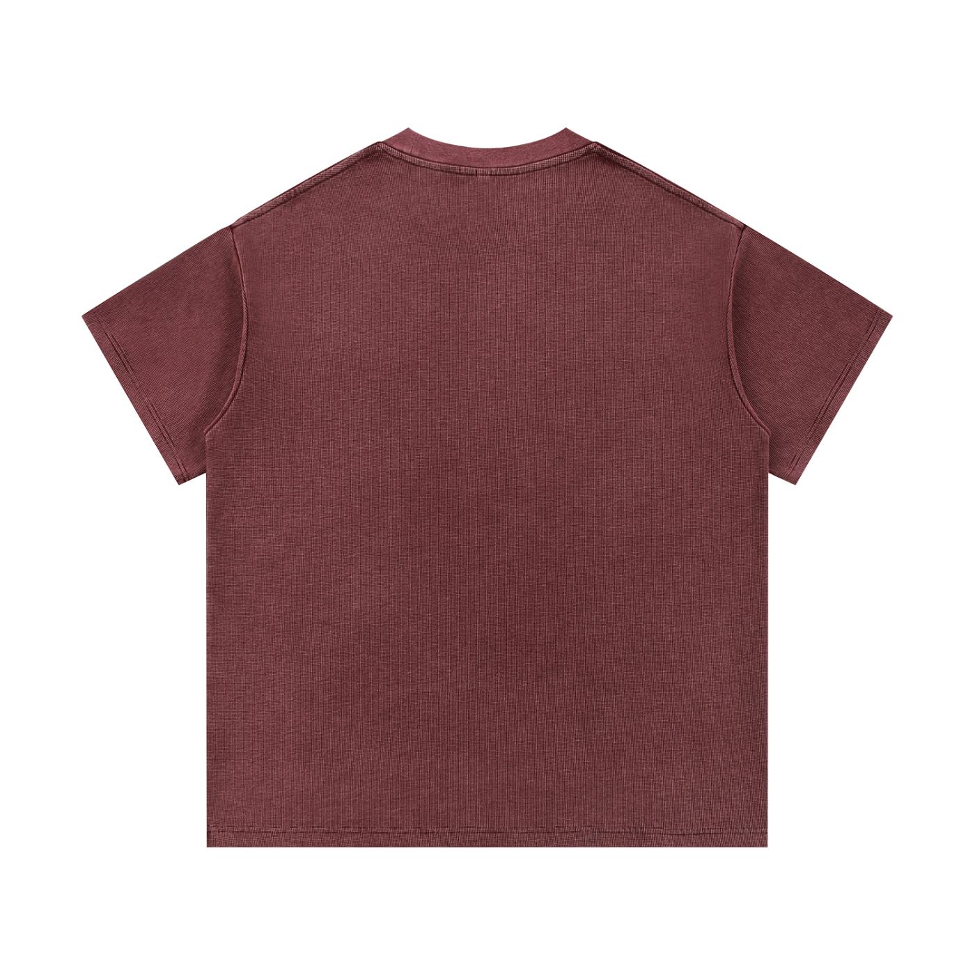 Mineral Wash Waffle-Knit Tee