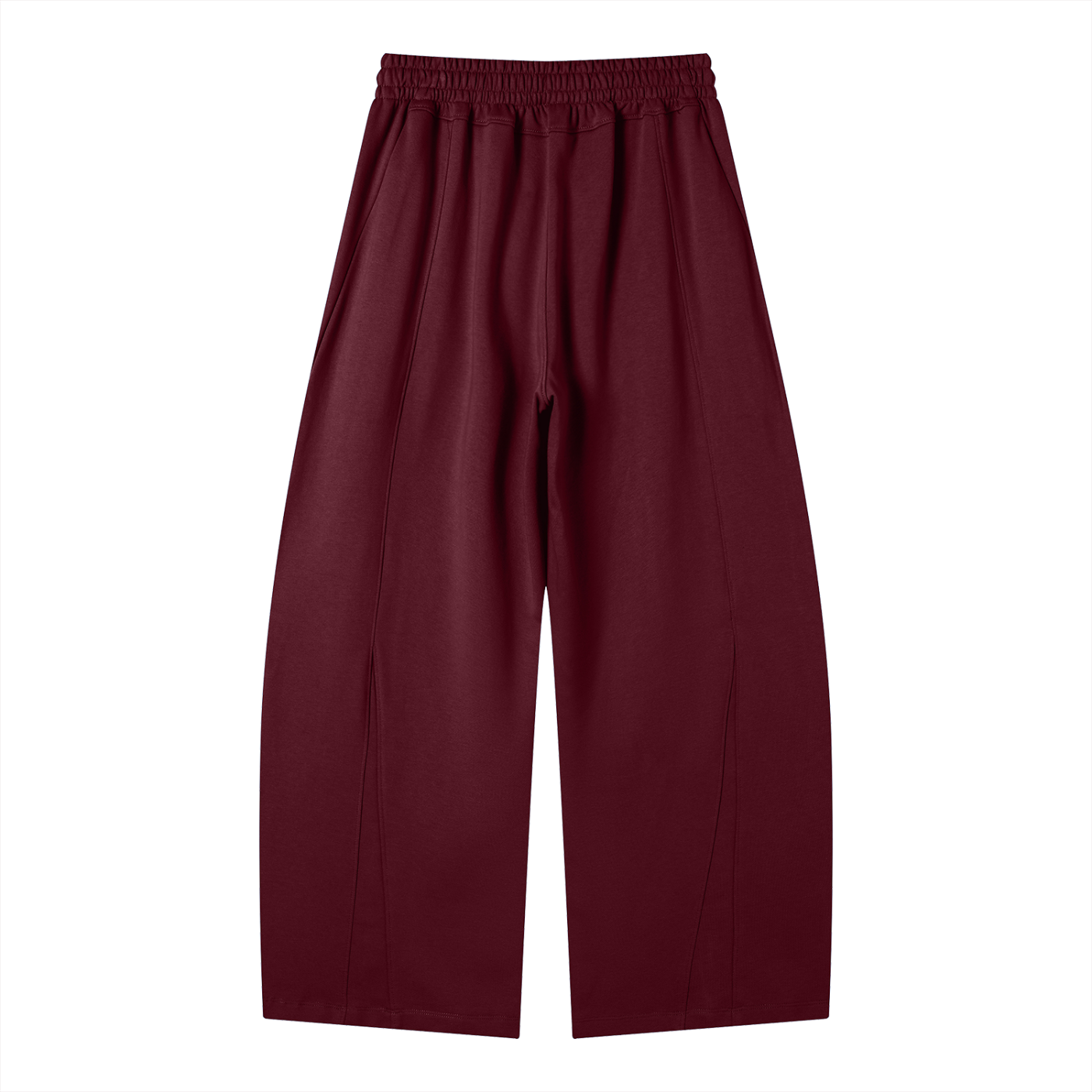 Wide-Leg Panel Sweatpants