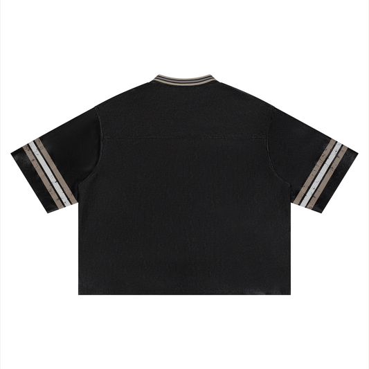 Boxy Striped Soccer Jersey