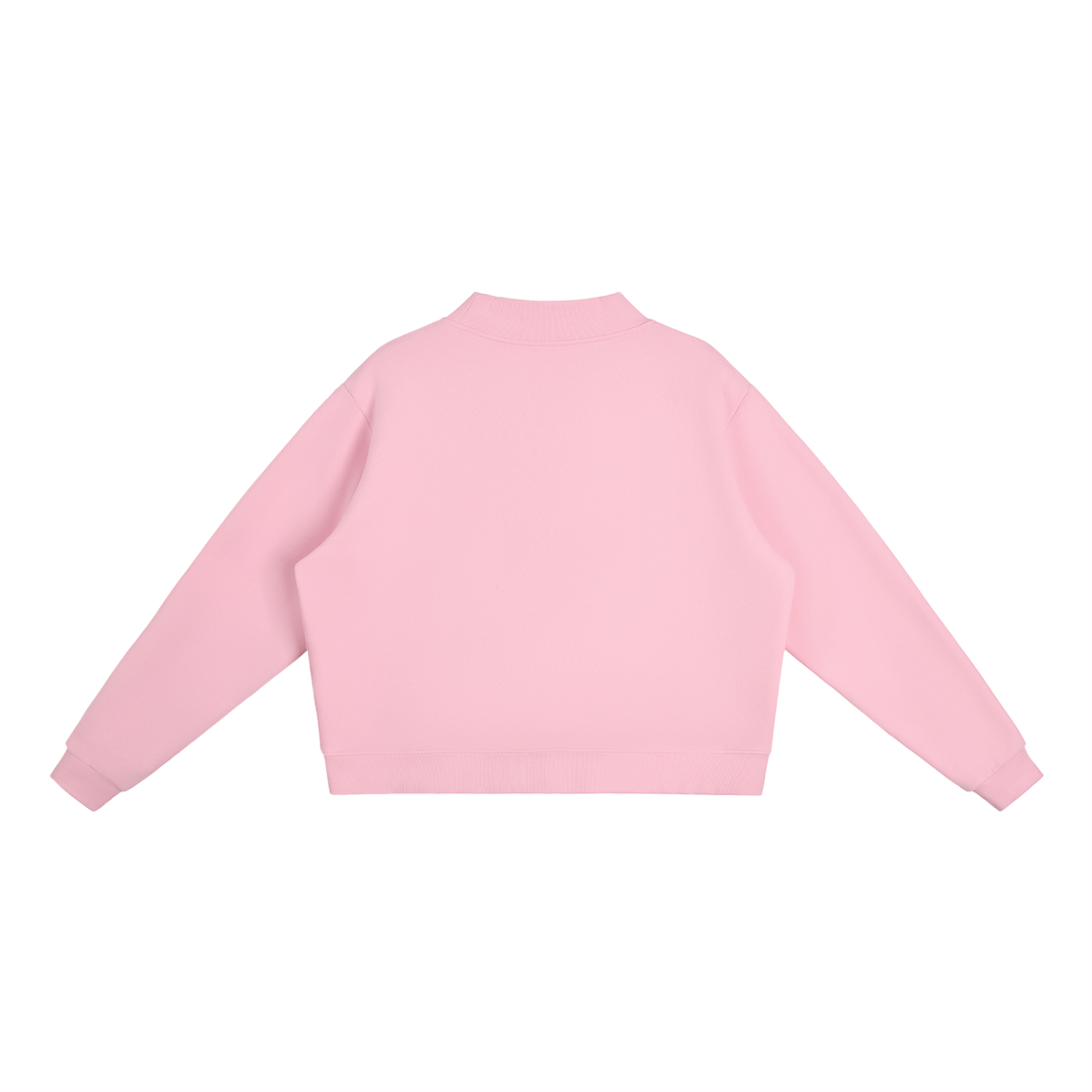 Fleece Mock-Neck Sweatshirt