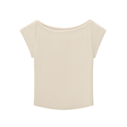 Wide-Neck Baby Tee