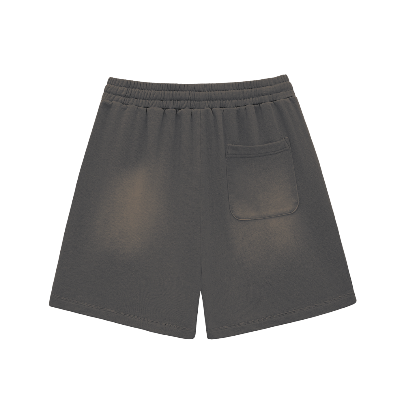 Sun-Fade Raw-Edge Cotton Shorts