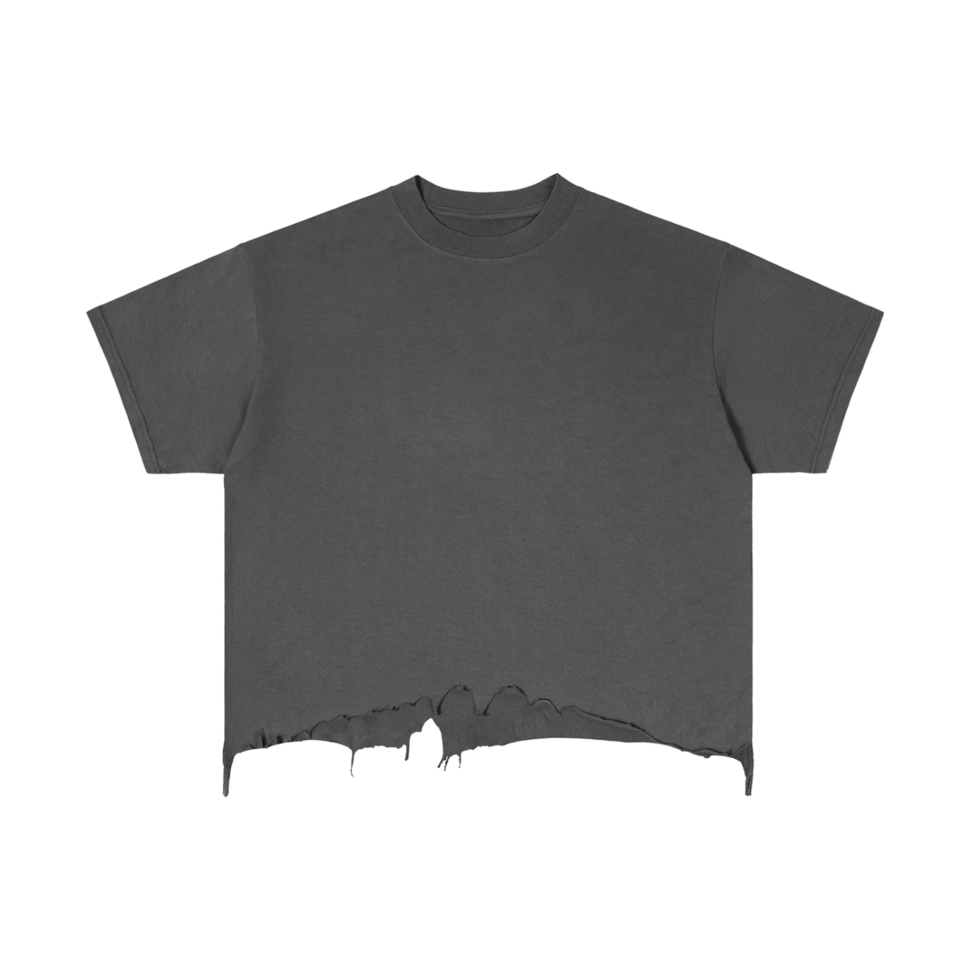 Vintage Wash Distressed Boxy Tee