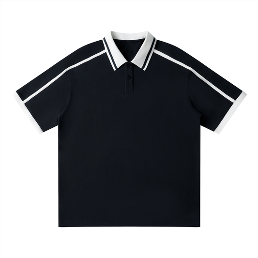 Contrast-Piping Polo product photo – Aurex