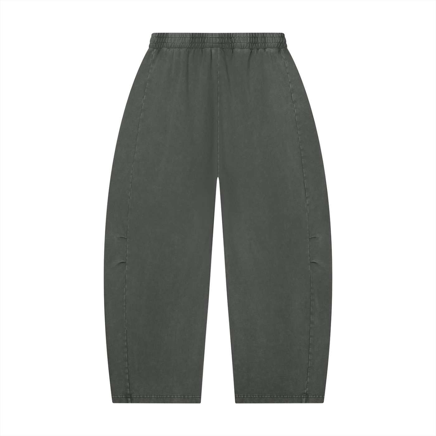 Mineral Wash Barrel-Leg Pants
