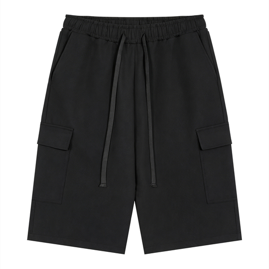 Drawstring Cargo Shorts product photo – Aurex