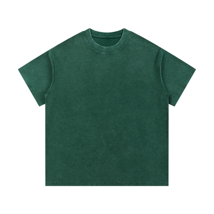 Mineral Wash Waffle-Knit Tee