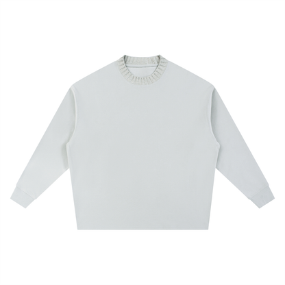 Round-Neck Oversized Sweatshirt
