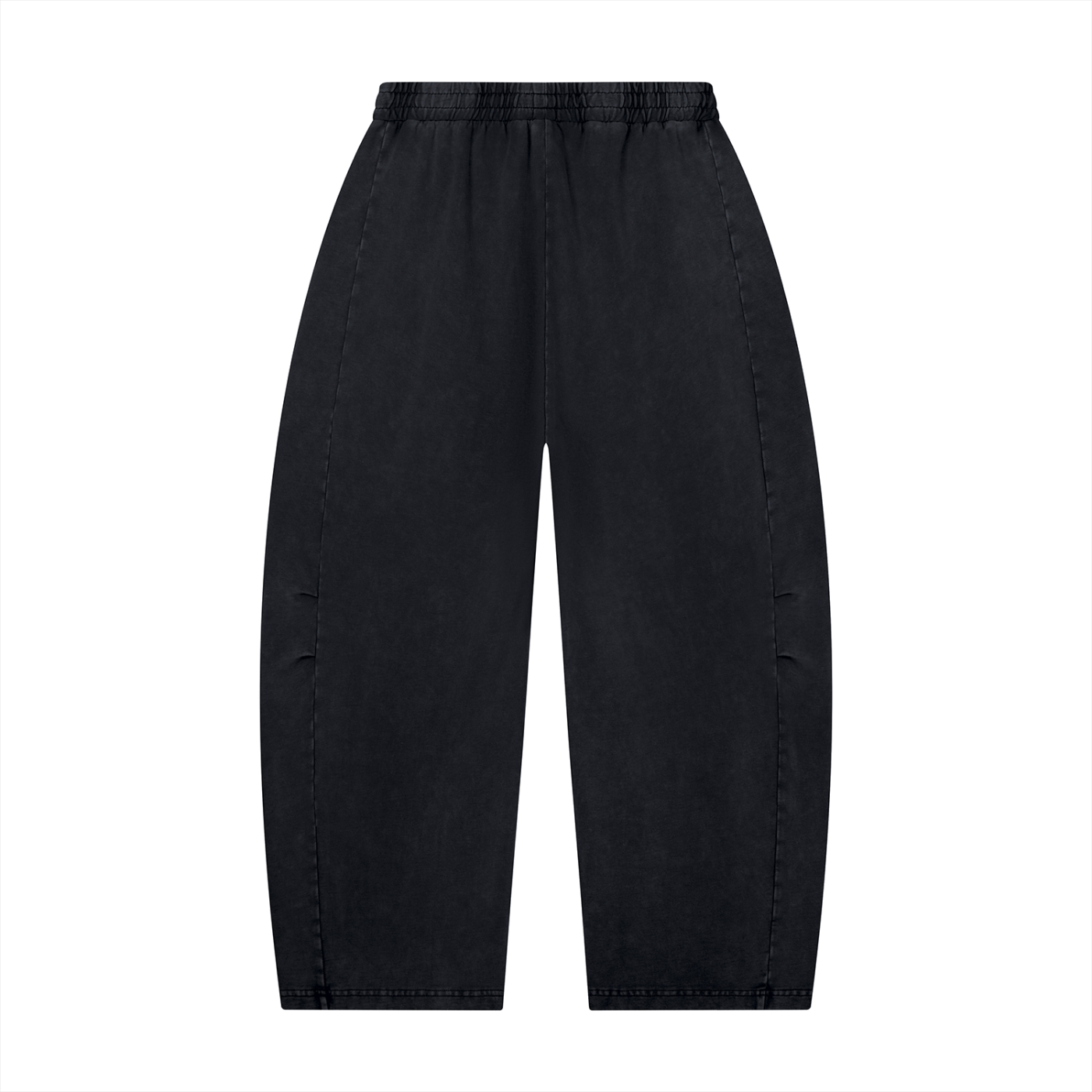 Mineral Wash Barrel-Leg Pants