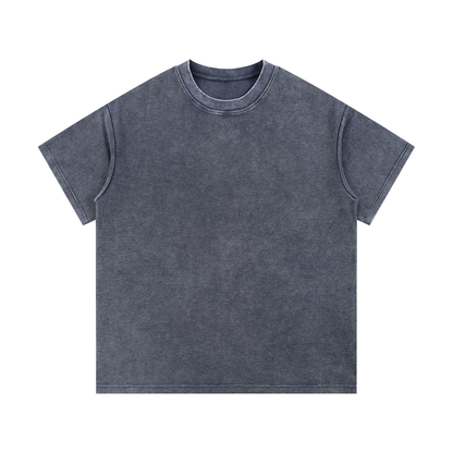 Mineral Wash Waffle-Knit Tee