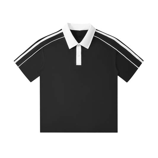 Contrast-Collar Polo product photo – Aurex
