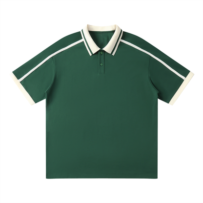 Contrast-Piping Polo