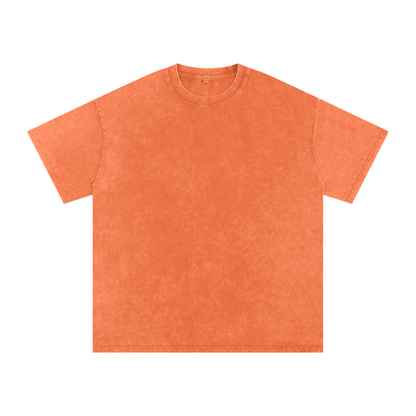 Snow Wash Oversized Cotton Tee