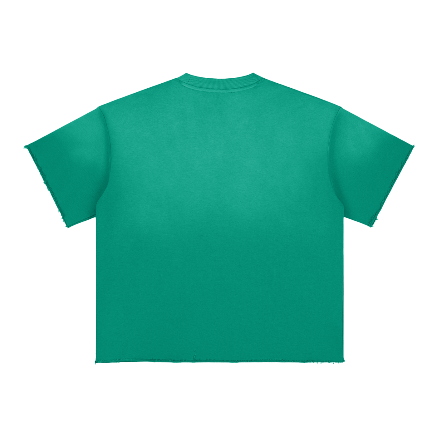 Sun-Fade Raw-Edge Tee