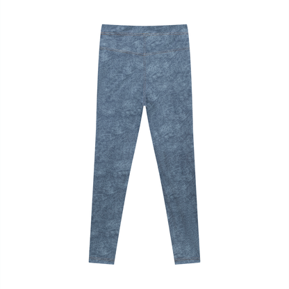 Faux-Denim Leggings