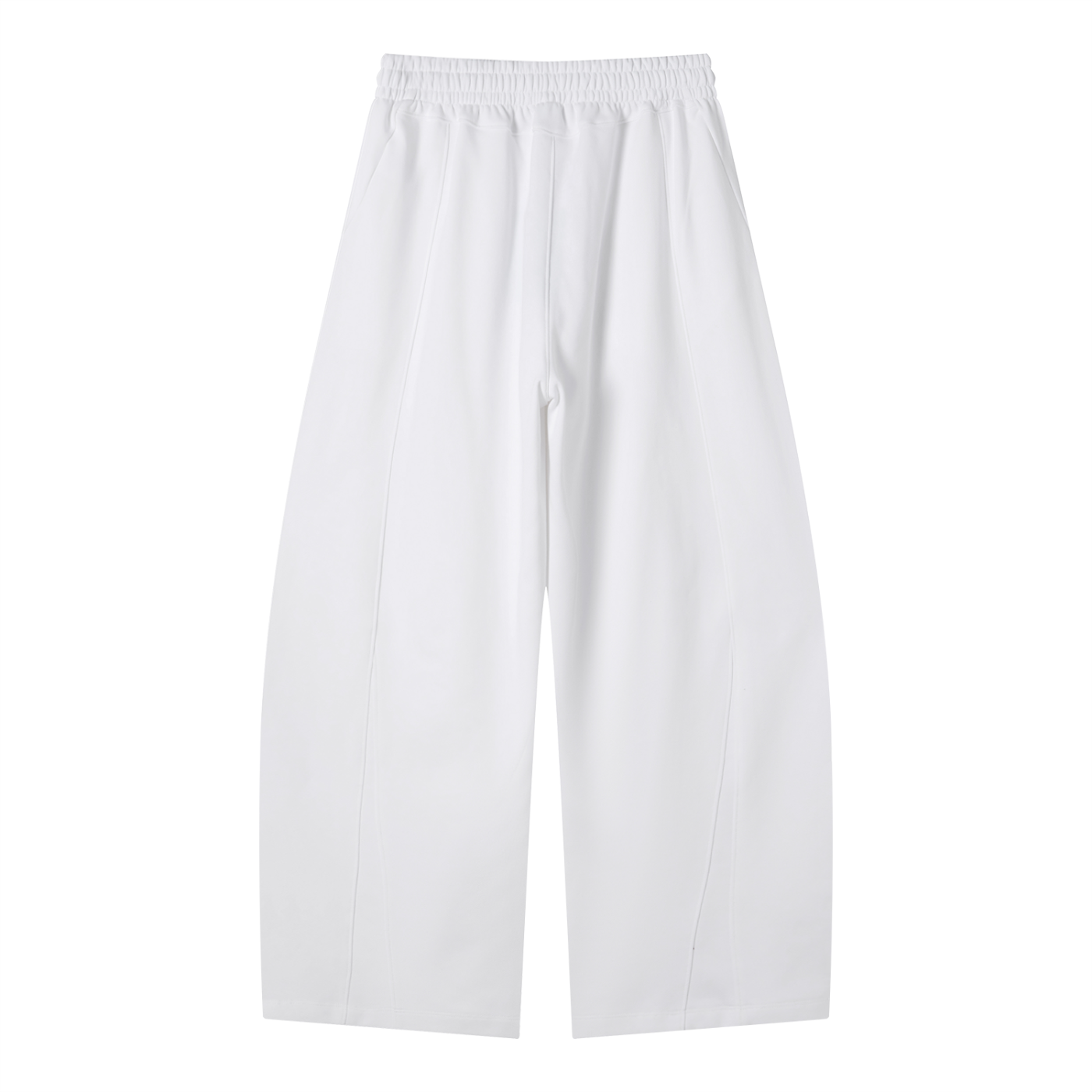 Wide-Leg Panel Sweatpants