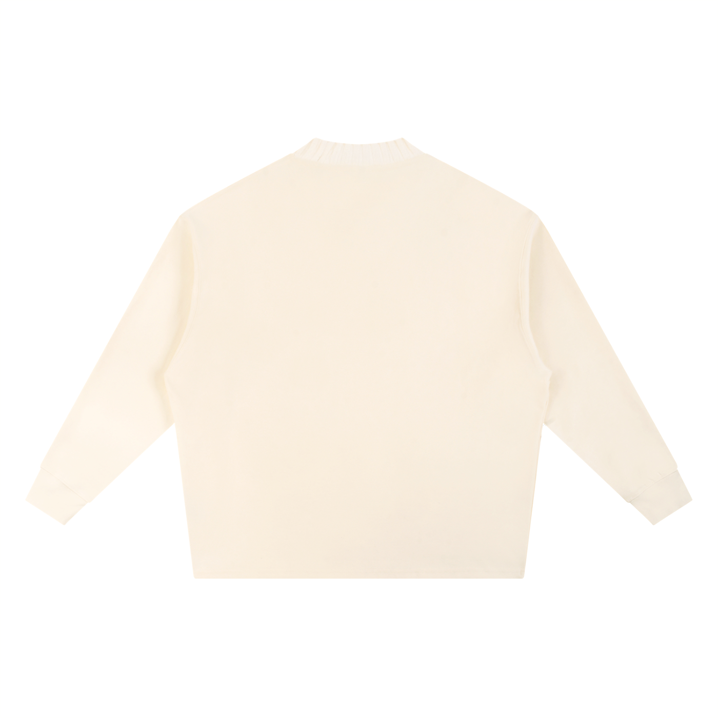 Round-Neck Oversized Sweatshirt