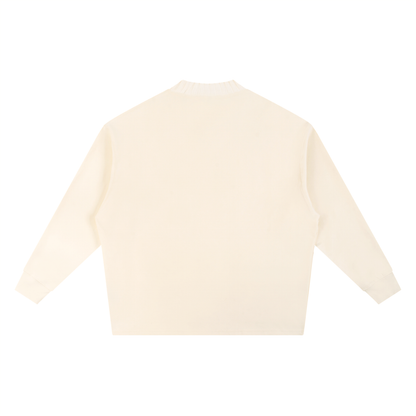 Round-Neck Oversized Sweatshirt