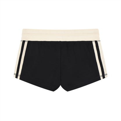 Contrast-Stripe Track Shorts