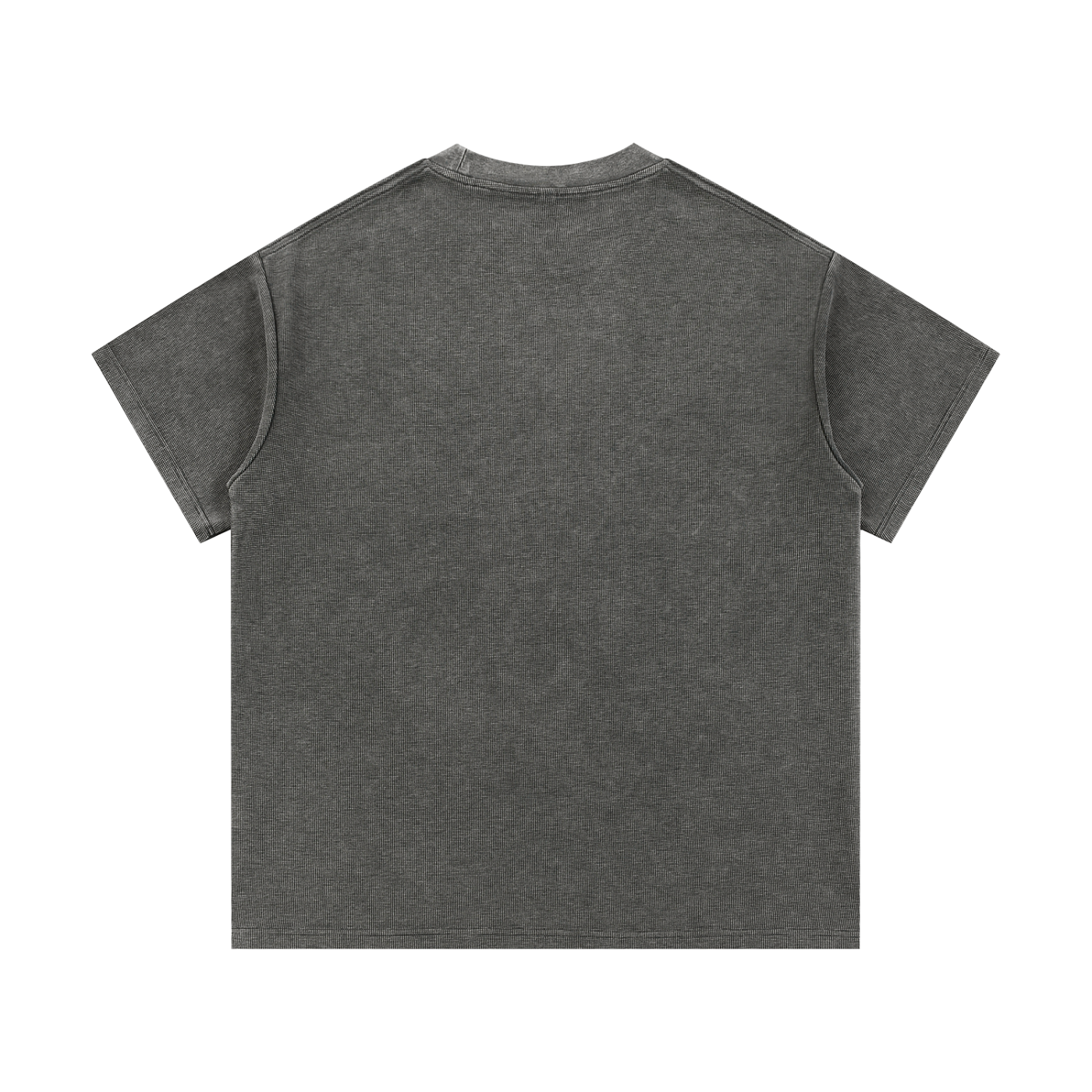 Mineral Wash Waffle-Knit Tee