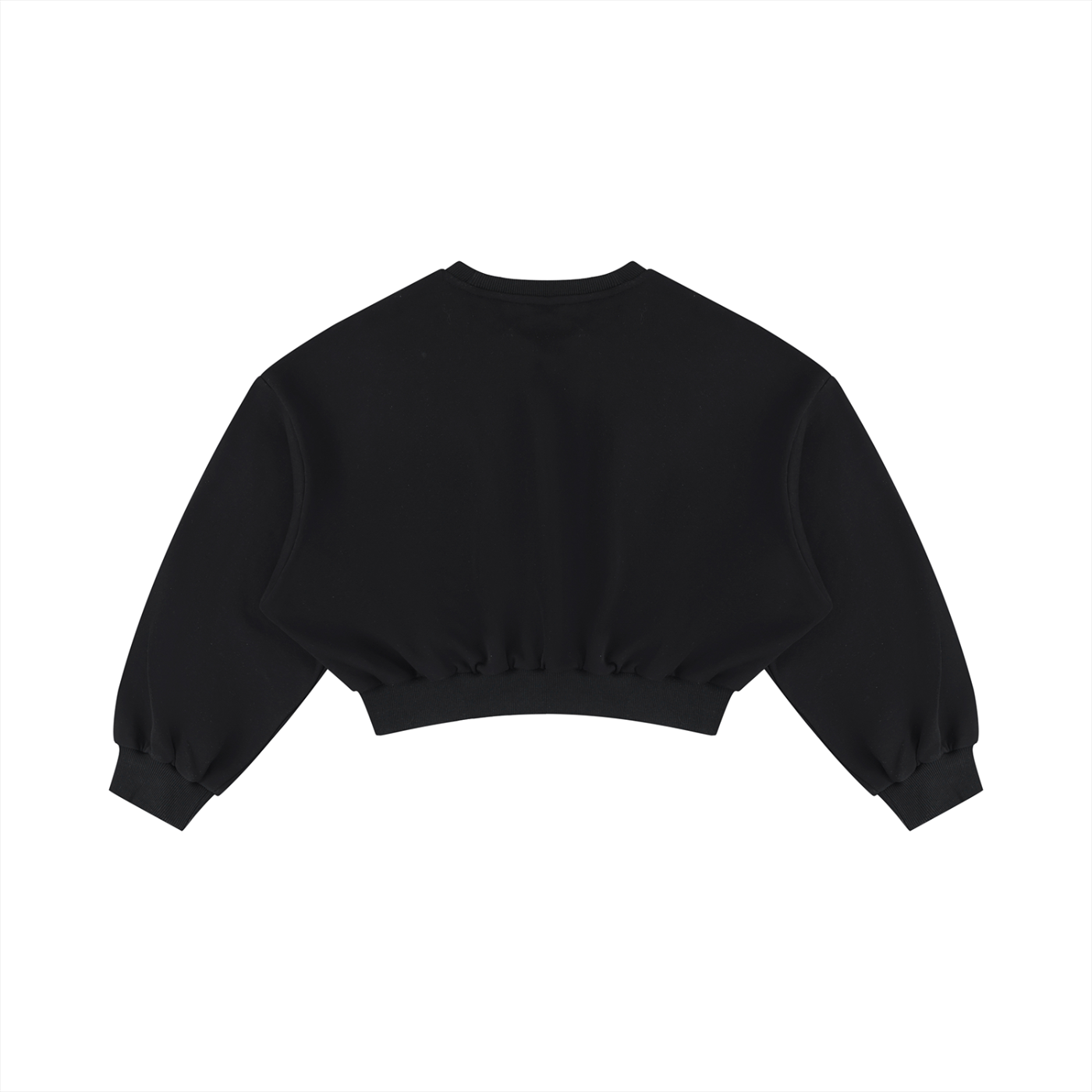 Boxy Crop Crewneck Sweatshirt
