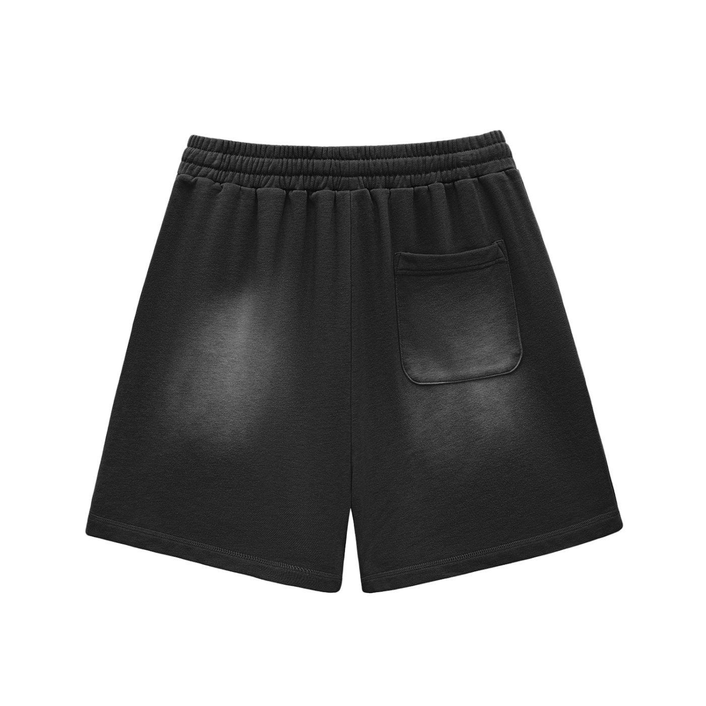 Sun-Fade Raw-Edge Cotton Shorts
