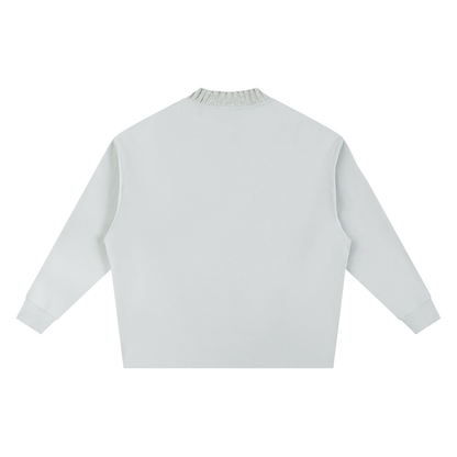 Round-Neck Oversized Sweatshirt