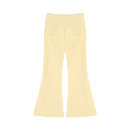 Drawstring Flared Pants