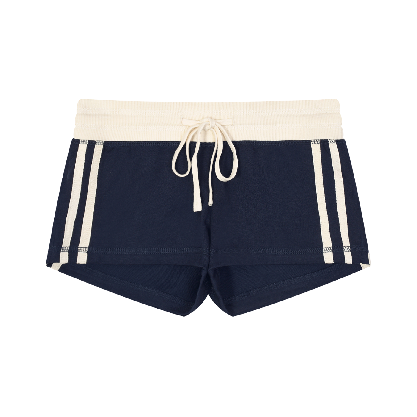 Contrast-Stripe Track Shorts