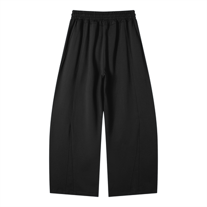 Wide-Leg Panel Sweatpants