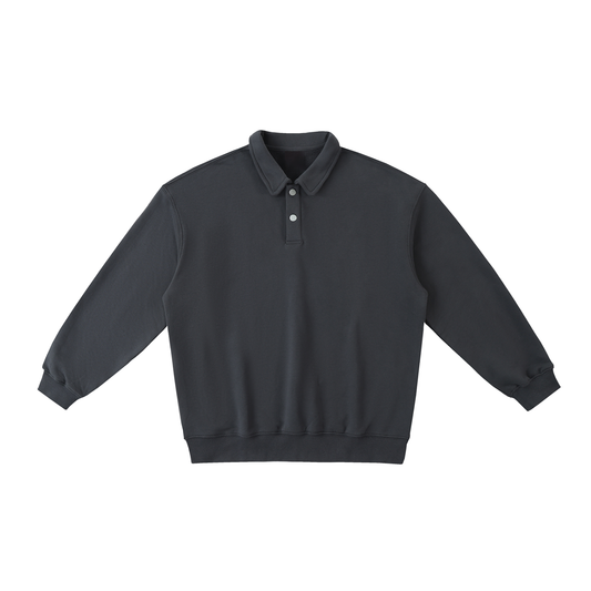 Polo-Collar Sweatshirt product photo – Aurex
