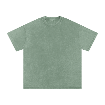 Snow Wash Oversized Cotton Tee