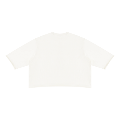 Mineral Wash Raw-Hem Boxy Tee