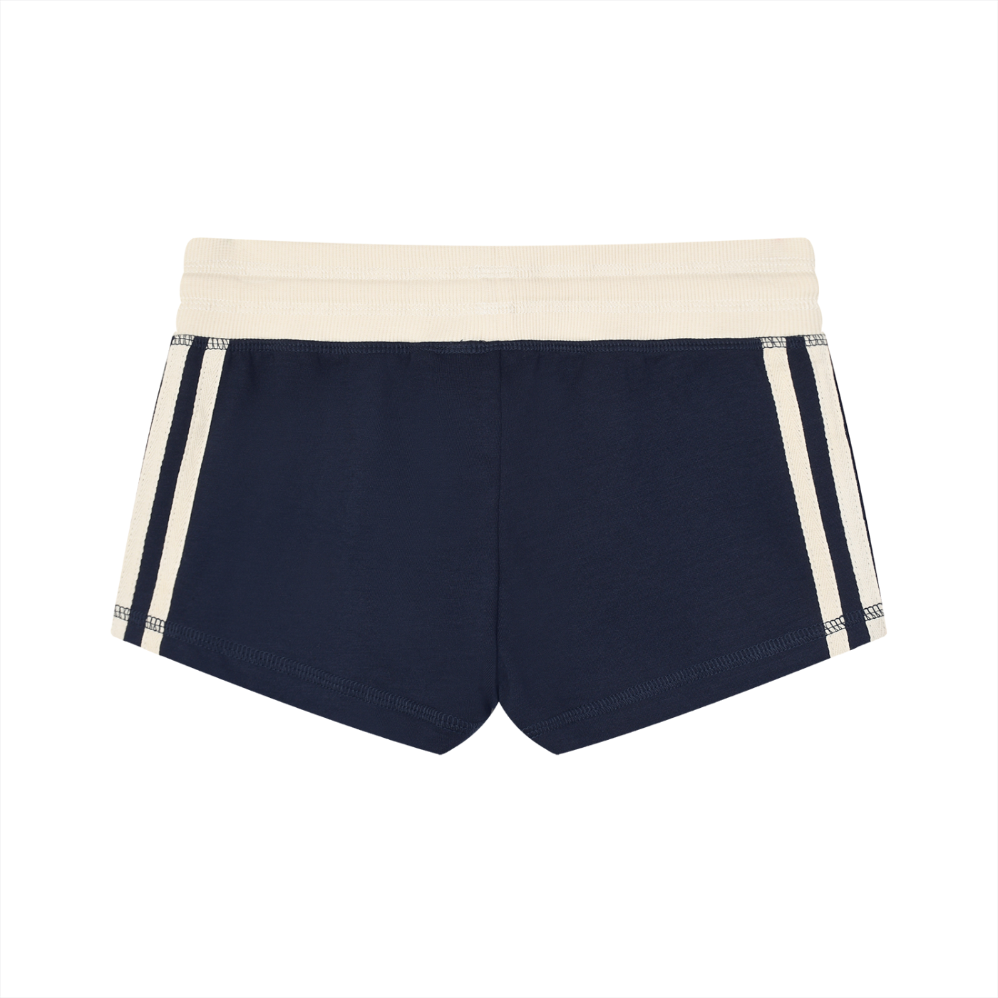 Contrast-Stripe Track Shorts