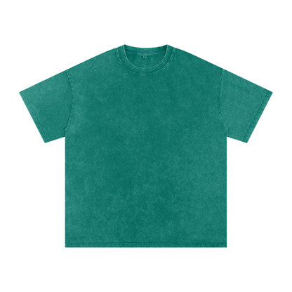 Snow Wash Oversized Cotton Tee