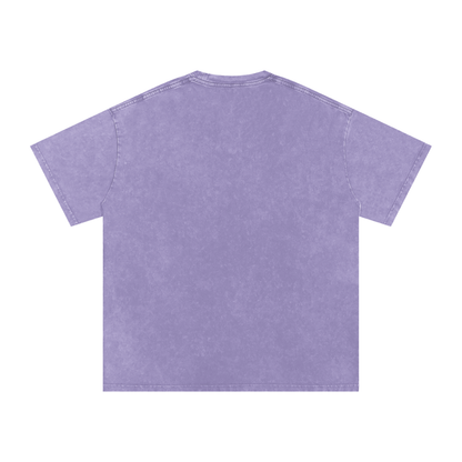Snow Wash Oversized Cotton Tee