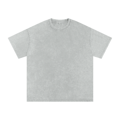 Snow Wash Oversized Cotton Tee
