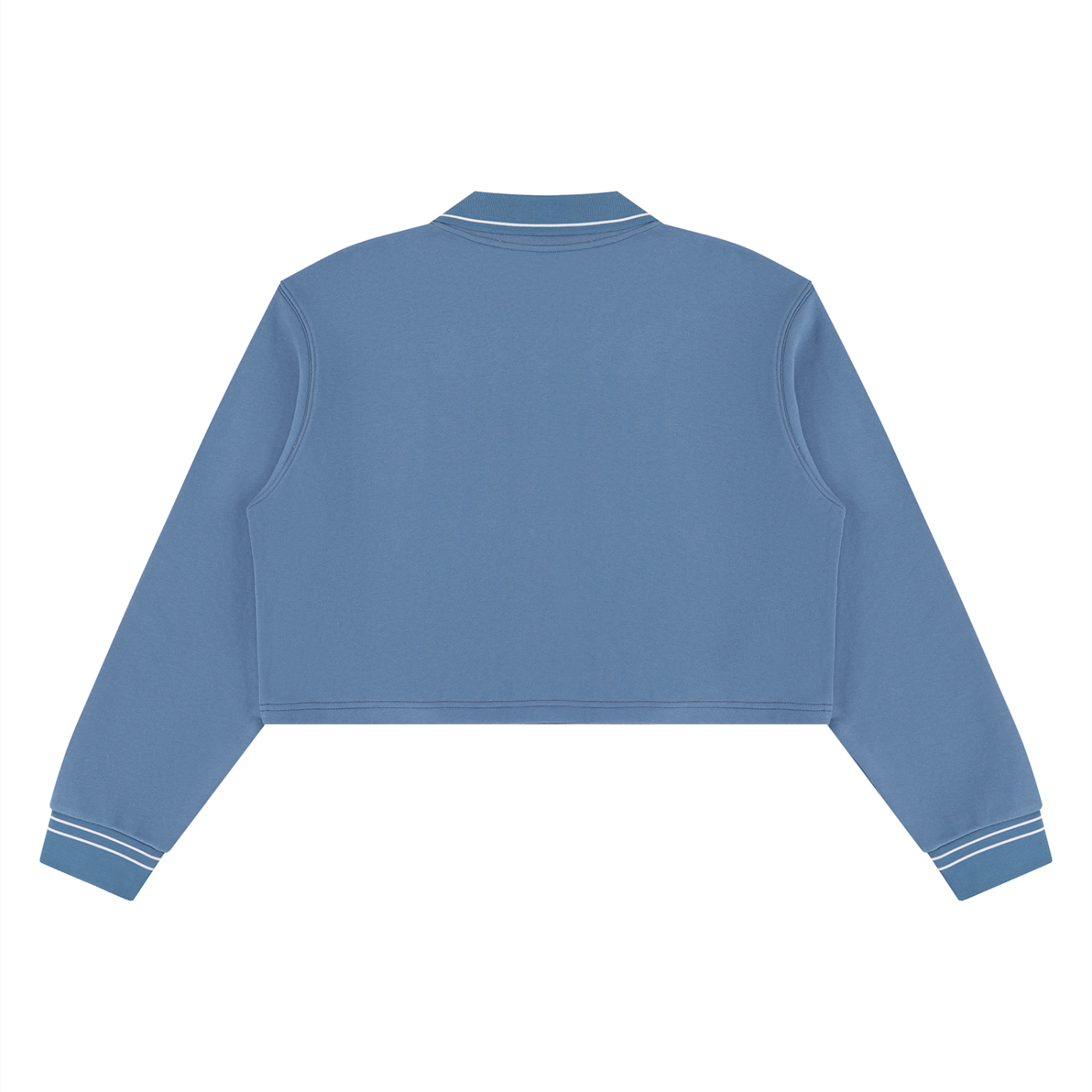 Crop Collared Sweatshirt