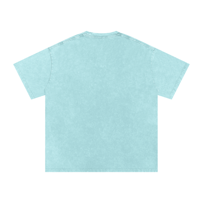 Snow Wash Oversized Cotton Tee