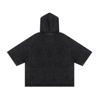 Snow Wash Hooded Boxy Tee