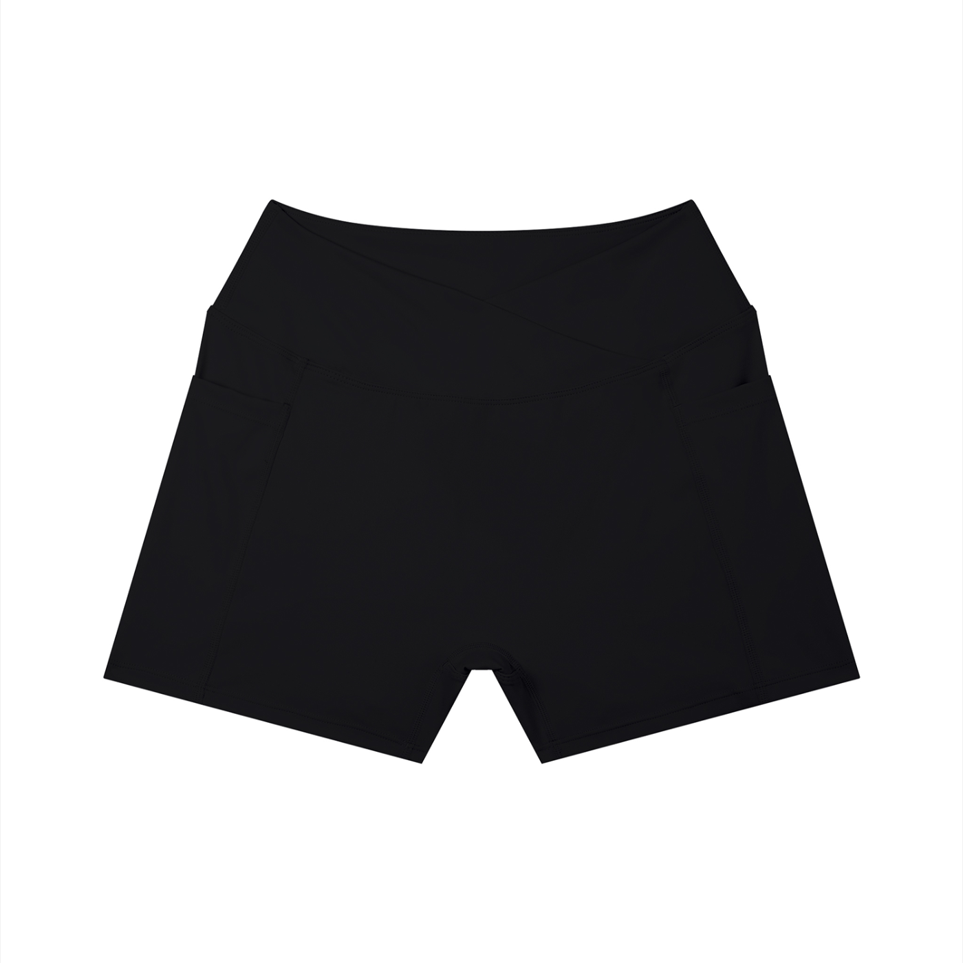 High-Rise Yoga Shorts product photo – Aurex
