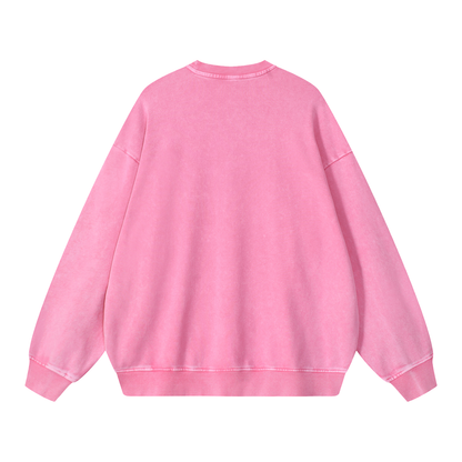 Snow Wash Oversized Sweatshirt