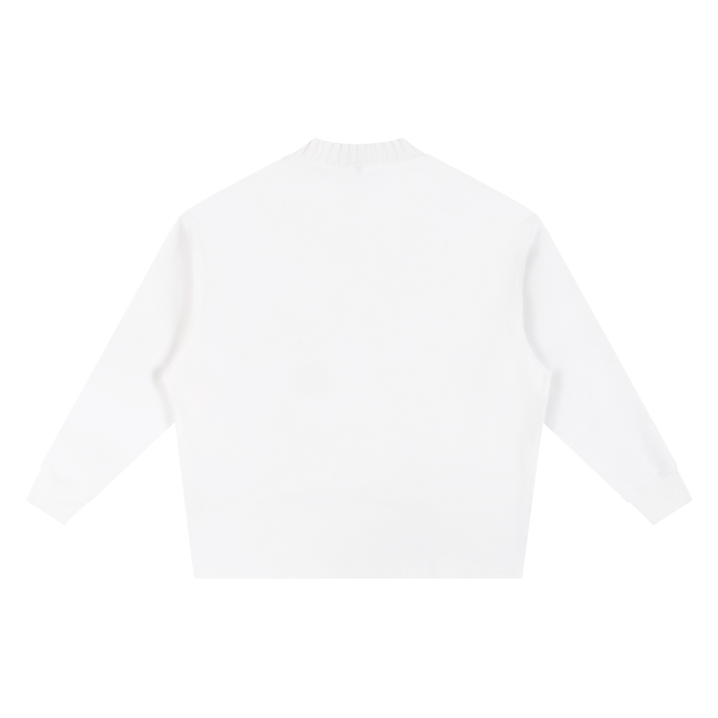 Round-Neck Oversized Sweatshirt